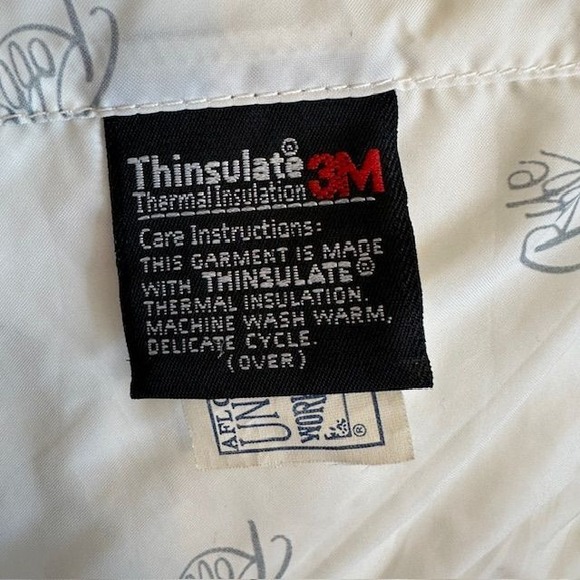 Roffe Skiwear Vintage Women's Noel Aqua Blue Ski Snow Jacket Thinsulate 3M Sz 16 - Picture 6 of 9